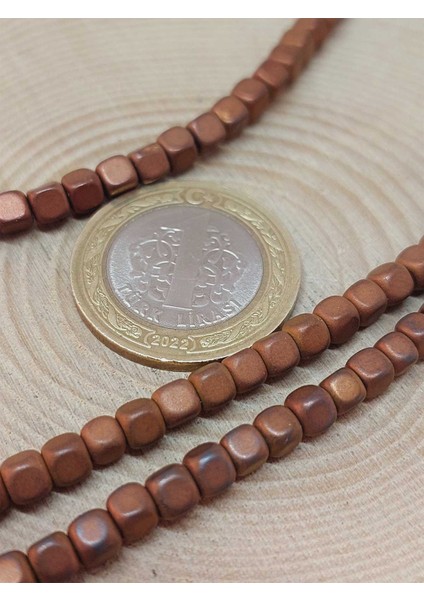 Hematit Taşı Kare Şekilli Dizi 4mm (54656) fiyatları
