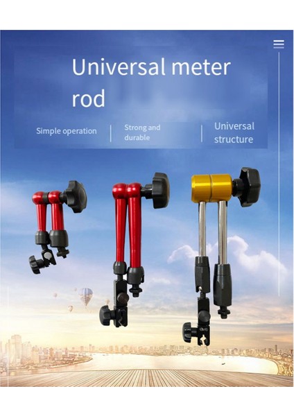 Yüksek Hassasiyetli Esnek Evrensel Metre Standı Ayarlanabilir Evrensel Manyetik Taban Standı Arama Test Göstergesi Aracı 300MM (Yurt Dışından)