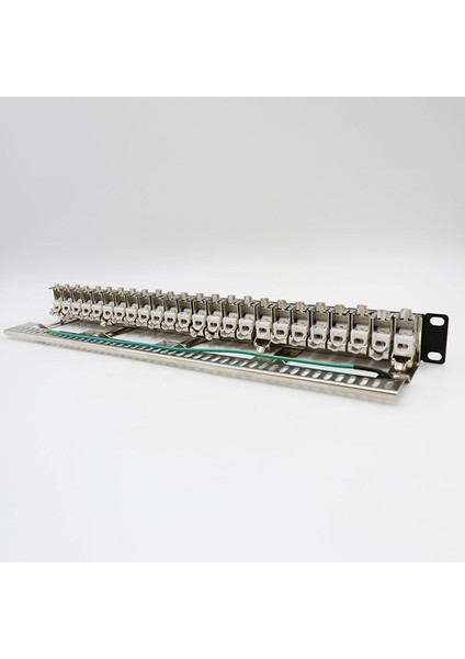 Cat7 Patch Panel 24PORT CAT7/CAT6A Ftp Patch Panel Tam Korumalı Dahil. 24X Cat7 Korumalı Keystone Adaptörü 1u 19 Inç (Yurt Dışından)