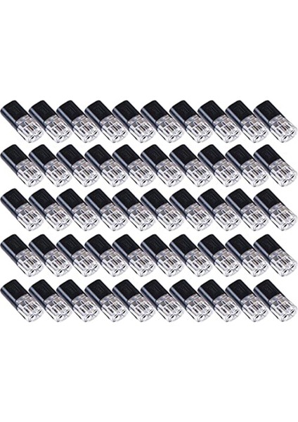 Kilitleme Tokalı 50PCS Çift Telli Itmeli Konnektör, Alçak Gerilim Kablo Konnektörleri, Tel Sıyırma Gerekmez (Yurt Dışından)