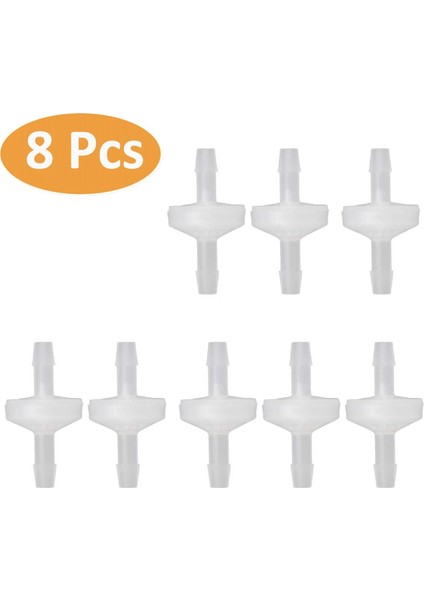 16 Adet 1/4 Inç Çek Valf 6mm Pvdf Tek Yönlü Valf Inline Çek Valf Yakıt Gaz Sıvı Hava Için Çek Valf Geri Dönüşsüz (Yurt Dışından) fırsatları