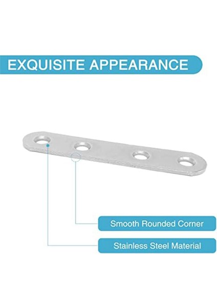14 Adet 2.99X0.63 Inç Düz Destek, Paslanmaz Çelik Düz Braket, Ahşap Masa Sandalye Dolap Çekmece Dolap Için Metal Destek (Yurt Dışından) fırsatları