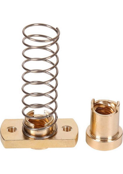 4 Takım CR10 Z Ekseni T8 Anti Boşluklu Yaylı Somun Eliminasyon Alanı Pirinç Somunlar Yükseltme Için Ender 3s Ender 3 Pro (Yurt Dışından)