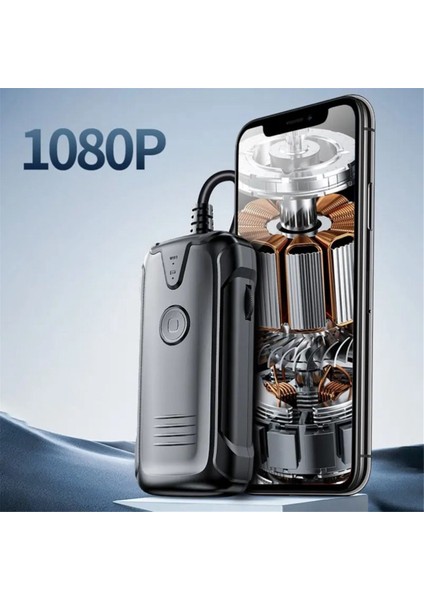 8mm Çift Lens Wıfı Endoskop 1080 P Kapsam Yılan Kamera ile 6 LED IP67 Su Geçirmez Muayene Kamerası Android/ıos Telefon Için (Yurt Dışından)