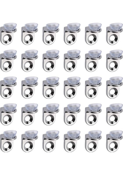 120 Adet Cam Raf Aparatı Suckerlı Cam Raf Desteği Sağ Açı Sabitleme Braketleri (Yurt Dışından) fiyatları