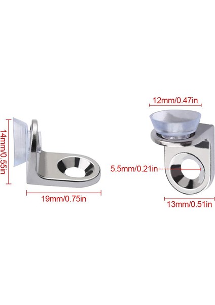 120 Adet Cam Raf Aparatı Suckerlı Cam Raf Desteği Sağ Açı Sabitleme Braketleri (Yurt Dışından) fırsatları