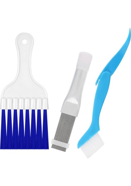 Klima Kondansatörü Fin Tarak Temizleme Seti, Klima Fin Temizleyici Fırça Seti, Evaporatör Radyatör Tamir Aracı (Yurt Dışından)