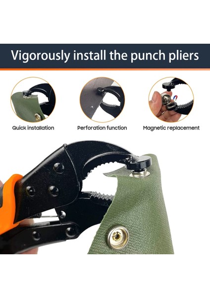 Çıtçıt Seti Ayarlanabilir Çıtçıt Pensesi, Tekne Kapakları Için Çıtçıtlı Çıtçıt Seti ile Çıtçıt Alet Seti, Canvasa (Yurt Dışından)