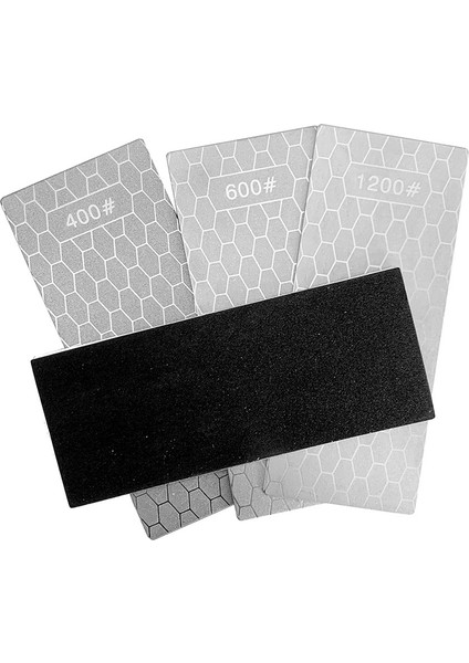 5 Parça Elmas Bileme Taş Seti, Elmas Alıştırma Plakası Kaba/orta/ince Kum Bileyici, 400/600/800/1000/1200 Grit (Yurt Dışından)