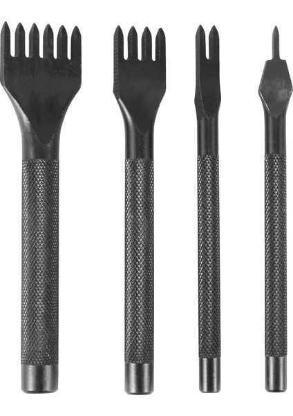 Dıy Elmas Bağlama Dikiş Keski Seti Deri El Sanatları Kitleri, Deri El Sanatları Diş Delme Aracı 4mm 1/2/4/6 Prong (Yurt Dışından)