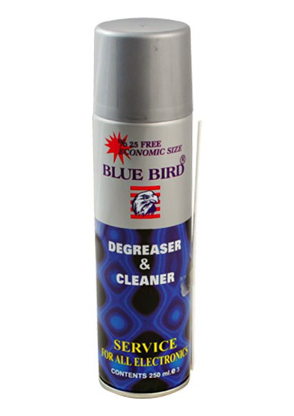 Yağsız Sprey Blue Bırd Degreaser Cleaner (BB-251) Mavi 250 ml