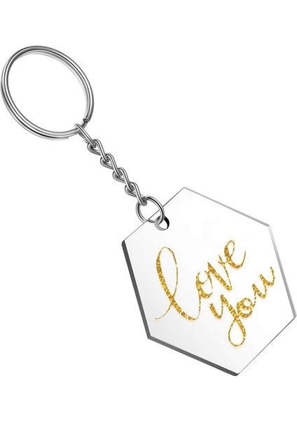 Şeffaf Altıgen Şeffaf Set Diskler Anahtar Zincirleri Şeffaf Akrilik Anahtarlık Kolye Anahtarlık Dıy Projeleri ve El Sanatları Için (Yurt Dışından) indirimleri