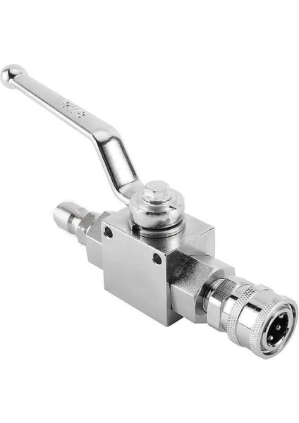 Basınçlı Yıkama Hortumu Pompası Için 3/8 Inç Hızlı Fiş Konnektörlü 4500PSI Küresel Vana Kiti Anahtarı (Yurt Dışından) fiyatları