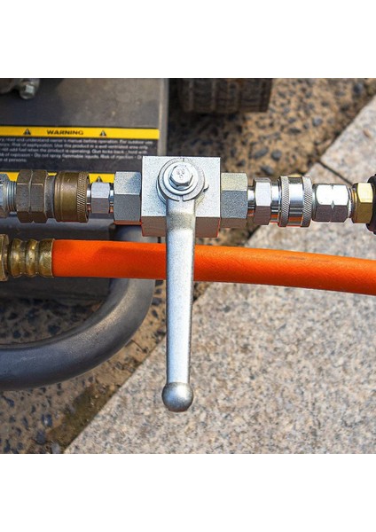 Basınçlı Yıkama Hortumu Pompası Için 3/8 Inç Hızlı Fiş Konnektörlü 4500PSI Küresel Vana Kiti Anahtarı (Yurt Dışından) indirimleri