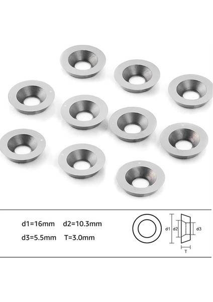 10 Adet 16X3.0MM-30° Uçlar Kesiciler Yedek Torna Ahşap Torna Sonlandırıcı Hollower Aracı Torna Araçları ve Aksesuarları (Yurt Dışından) indirimleri