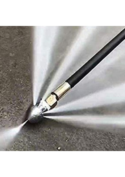 2x Basınçlı Yıkama Kanalizasyon Jetter Nozulu, Paslanmaz Çelik, Dayanıklı Tasarım Kanalizasyon Jet Nozulu, 1/4 Inç Hızlı Bağlantı (Yurt Dışından) fırsatları