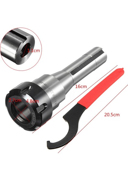 1 Adet 6.3 Inç R8-ER32 7/16 Collet Chuck Tutucu Cnc Freze Torna Tezgahı R8 Mili Aracı,многоцелевой Пакет (Yurt Dışından)