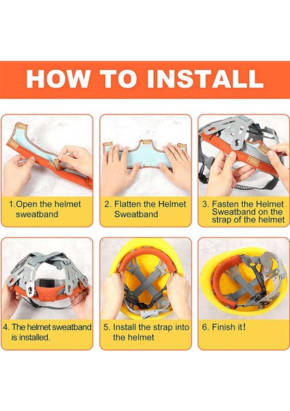 Sert Şapka Ter Bandı Gömlekleri Kask Kaynak Terlemeyi Önleyici Kemer Ter Bandı Hava Yastığı Ter Bandı Kask Yorgan Pedi (24 Adet) (Yurt Dışından)