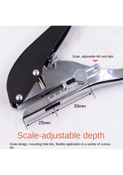 Vida Kapakları Delik Delme 8mm Açıklık Yuvarlak Yumruk Pense Kredi Fotoğraf Kağıdı Kartı Köşe Yuvarlak Zımba Pense Kağıt Kesici (Yurt Dışından)