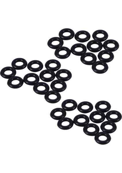 30 Adet Siyah Kauçuk Yağ Keçesi O Şekilli Halkalar Conta Yıkayıcılar 8 x 4 x 2 mm (Yurt Dışından)
