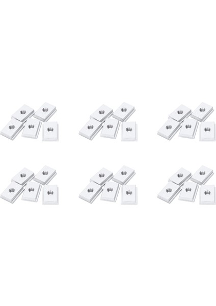 30 Adet M8 T-Track Slider Sürgülü Somun Alüminyum Alaşımlı T Yuvası Somun Ağaç Işleme Aleti Jigs Vida Yuvası Bağlantı Elemanı (Yurt Dışından)
