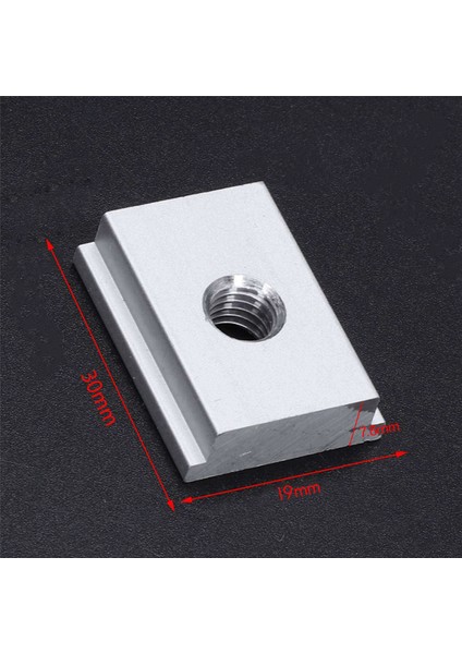 30 Adet M8 T-Track Slider Sürgülü Somun Alüminyum Alaşımlı T Yuvası Somun Ağaç Işleme Aleti Jigs Vida Yuvası Bağlantı Elemanı (Yurt Dışından)