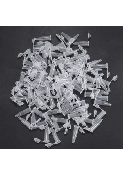 1000PCS 1.5ml Lab Mini Plastik Test Tüpü Santrifüj Flakon Geçmeli Kapak 42X11MM Şeffaf (Yurt Dışından)