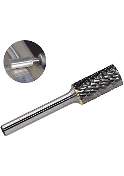 Adet Sa-5 Tungsten Karbür Çapak Silindir Şekli Çift Kesim Döner Çapak Dosyası 1/4 Shank ile Döner Aracı Kalıp Öğütücü Için (Yurt Dışından)