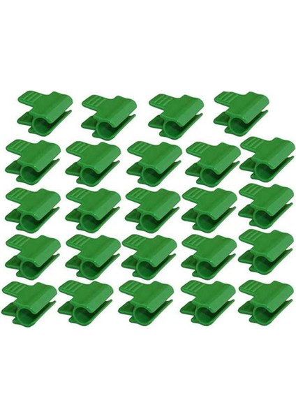 48 Sera Boru Klipsleri, Bitki Örtü Örgüsü Tünel Çember Klipleri, Donma Önleyici Battaniye Döken Film Güneşlik Örgü Çubuk Klipsleri (Yurt Dışından)