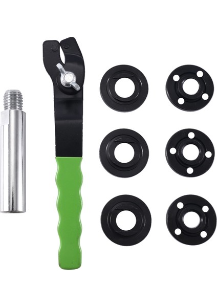 Açılı Taşlama Ekleri, Kilit Somunu Öğütücü Anahtar Anahtarı Flanş Somunu ve Uzatma Mili, 5/8-11 Elektrikli El Aletleri Için 8pcs Kit (Yurt Dışından) modelleri