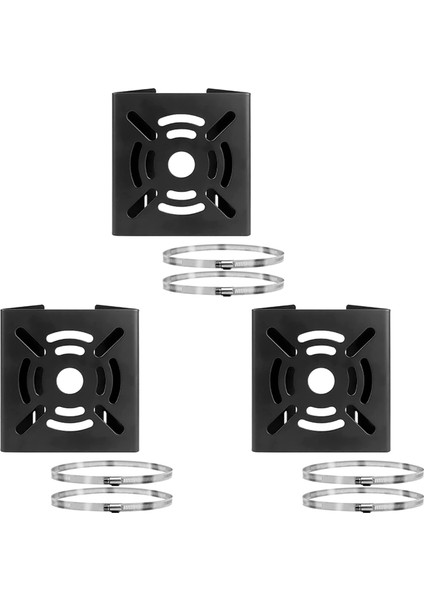 3x Evrensel Dikey Direk Montaj Kamera Braketi Cctv Güvenlik Kamerası Ptz Dome Için Duvar Montaj Braketi (A) (Yurt Dışından)