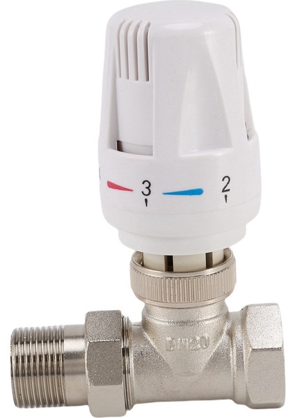 5x 3/4 Inç Pirinç Termostatik Radyatör Vanası Düz Tip DN20 Otomatik Sıcaklık Kontrol Vanası Yerden Isıtma (Yurt Dışından) modelleri