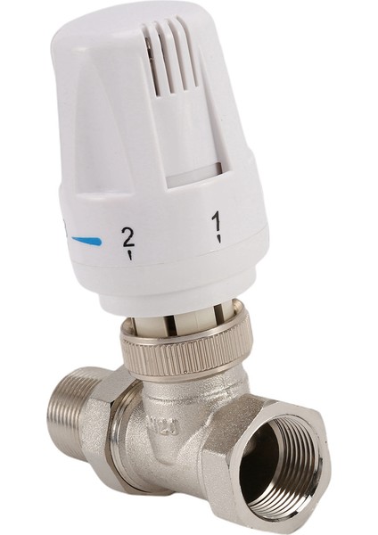 5x 3/4 Inç Pirinç Termostatik Radyatör Vanası Düz Tip DN20 Otomatik Sıcaklık Kontrol Vanası Yerden Isıtma (Yurt Dışından) indirimleri