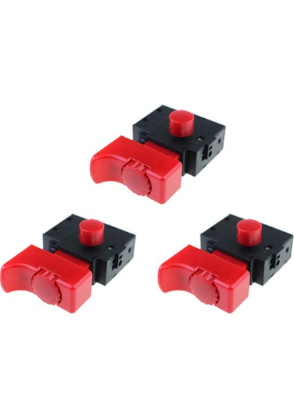 3 Adet Fa2-6/1bek 250V 6A 5e4 Güç Aracı Üzerinde Kilit Elektrikli Matkap Tetik Anahtarı Elektrikli Alet Pil Paketi Bağlantı Parçaları Anahtarı (Yurt Dışından)