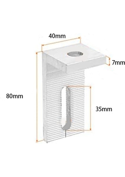 4 Paket Güneş Paneli Montaj L Braketleri Güneş Paneli Sistemi Kurulumu Için Alüminyum Alaşımlı 8mm Çap (Yurt Dışından)