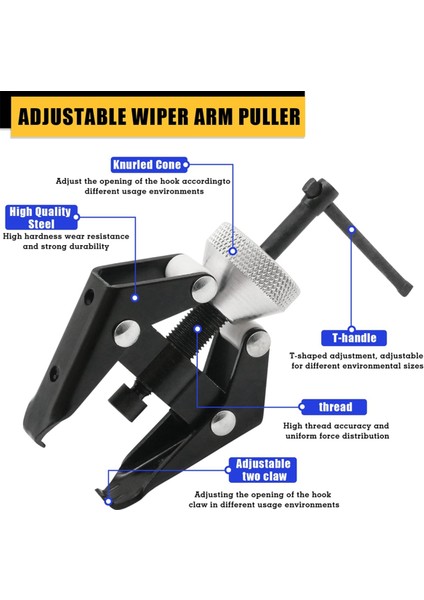 2 Adet Silecek Kolu Çektirme ve Terminal Temizleme Aracı, Cam Silecek Kolu Temizleme Aracı (Yurt Dışından) fiyatları