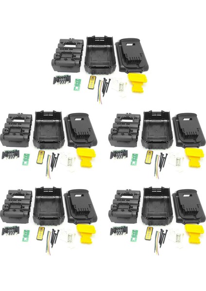 5x DCB200 Plastik Kasa (Hücresiz) Dewalt 18V 20V 3.0AH 4.0AH DCB201 Li-Ion Için Pcb Devre Kartı (Yurt Dışından)