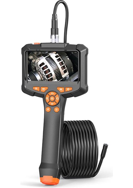 Hafif 4,3 Inç IPS Ekranlı Taşınabilir Endoskop Kamera 1080P Hd Borescope, 16,5ft Kablolu IP67 Su Geçirmez Endoskop (Yurt Dışından)