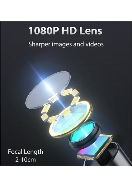 Hafif 4,3 Inç IPS Ekranlı Taşınabilir Endoskop Kamera 1080P Hd Borescope, 16,5ft Kablolu IP67 Su Geçirmez Endoskop (Yurt Dışından) fiyatları