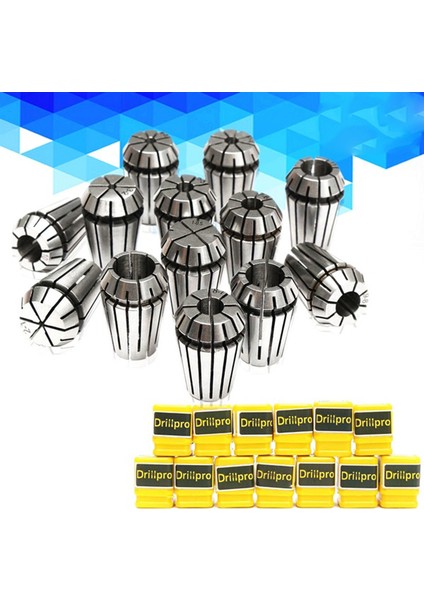 13 Adet 1-13MM ER20 Yaylı Yüksük Seti Cnc Iş Tutma Gravür ve Freze Torna Tezgahı (Yurt Dışından)