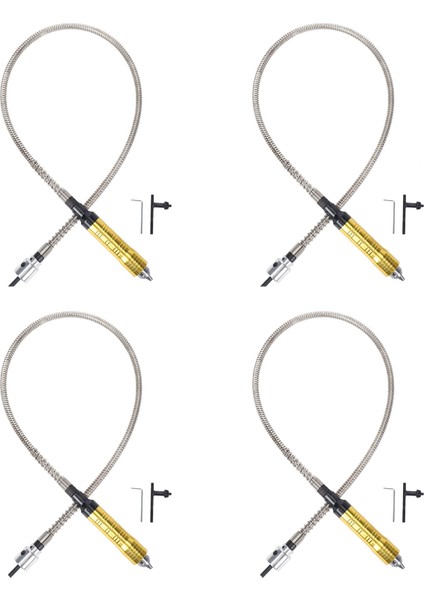 4x Döner Öğütücü Aracı Esnek Esnek Şaft + 0.3-6.5mm El Aleti Dremel Stil Elektrikli Matkap Döner Alet Için Uyar (Yurt Dışından)