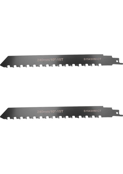 2x Pistonlu Testere Bıçağı Karbür Tungsten Karbür Gözenekli Beton, Fiber Çimento, Tuğla 240MM/9.45INCH Kesmek Için (Yurt Dışından) fiyatları