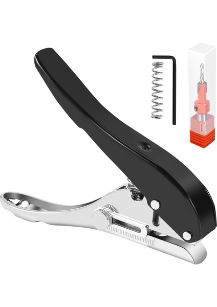2 Adet Ağaç Işleme Aleti Pense Kart Delik Delme Seti Kağıt Vida Kapağı Havşa Matkap ile 3.2mm Ayarlanabilir Pozisyon (Yurt Dışından) modelleri