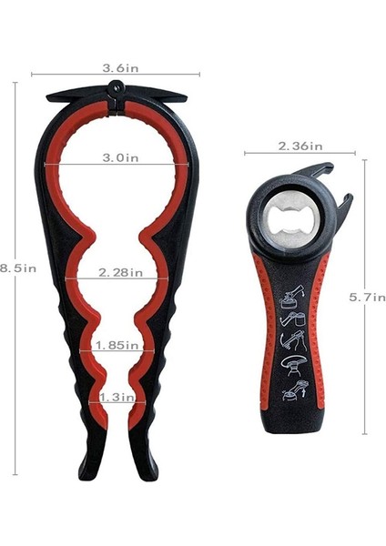 1 Set 2 Konserve Açacağı 4'ü 1 Arada Konserve Açacağı Çok Fonksiyonlu 5'i 1 Arada Şişe Açacağı Seti (Yurt Dışından) modelleri