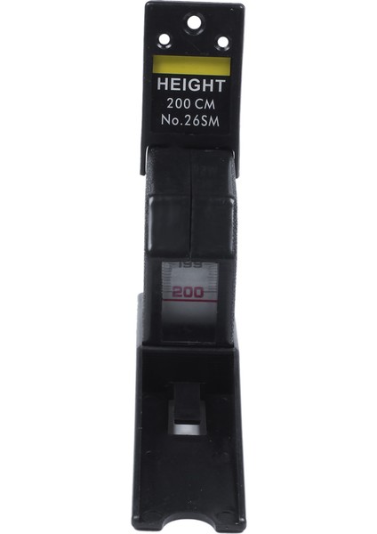 Adet 200 cm Stadiometer Siyah Duvara Monte Yükseklik Ölçer Büyüme Cetveli cm Metrik Mezura (Yurt Dışından)