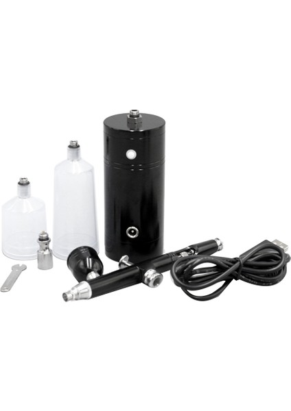 Çok Amaçlı Airbrush Hava Kompresörü Kiti Çift Eylem 0.3mm Meme 7cc Kapasiteli Boya Püskürtme Püskürtme Seti (Yurt Dışından) indirimleri