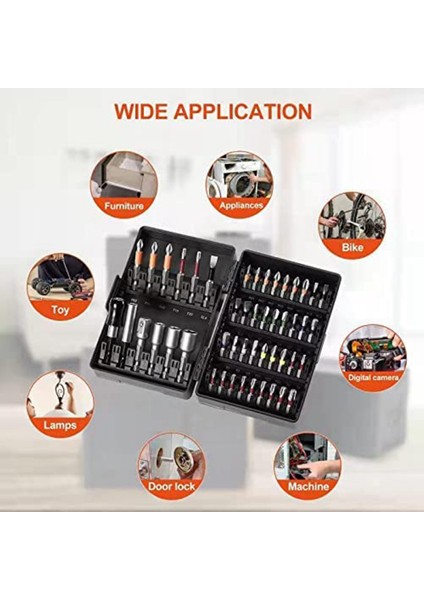 48'i 1 Arada Manyetik Darbeli Sürücü Bit Seti 1/4 Inç Hex Shank, Phillips Uçlar Için Darbeli Burulma Tornavida Ucu Seti (Yurt Dışından) fiyatları
