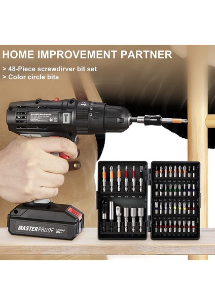 48'i 1 Arada Manyetik Darbeli Sürücü Bit Seti 1/4 Inç Hex Shank, Phillips Uçlar Için Darbeli Burulma Tornavida Ucu Seti (Yurt Dışından) fırsatları