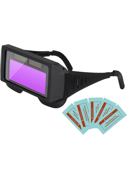 Güneş Otomatik Kararan LCD Kaynak Kask Gözlük Maskesi Gözlük Gözler Koruyucu Kaynakçı Kap Gözlük Makinesi Lehimleme Maskesi (Yurt Dışından)