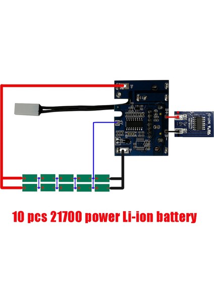 2x BL1830 10X21700 Kılıf Pcb Şarj Koruma Devre Kabuk Kutusu BL1860 Makıta 18 V 3.0AH Ev (Yurt Dışından) indirimleri